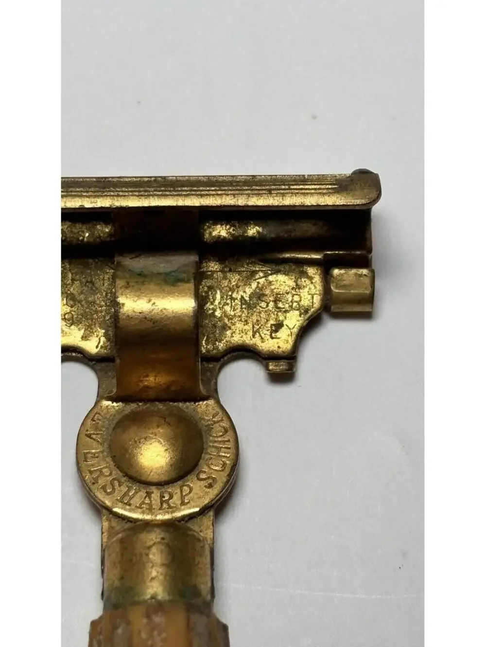 Vintage EVERSHARP / SCHICK Butterscotch Bakelite Handle Razor 1940s